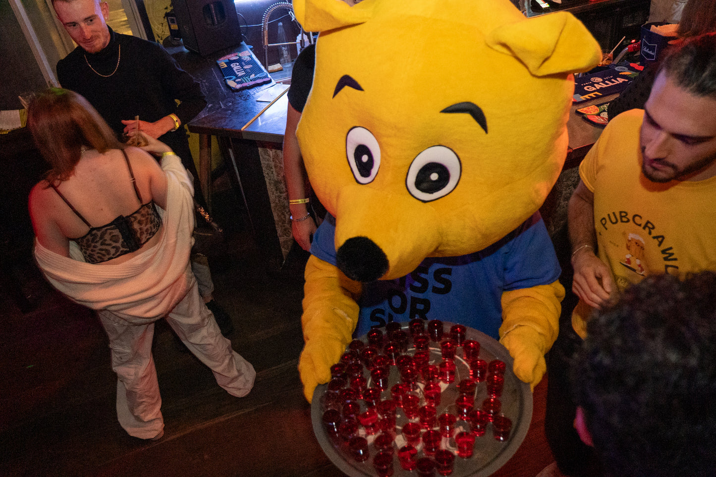 Pub Crawl Nice Yellow: Social Games, 5 Shots & International Meet-Up