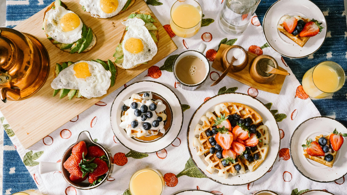 Un brunch d'entreprise