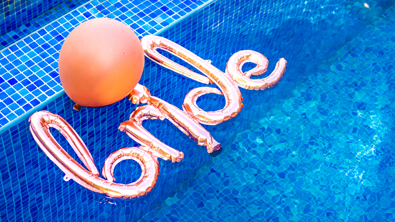 Bachelorette weekend pool party celebration in Nice France