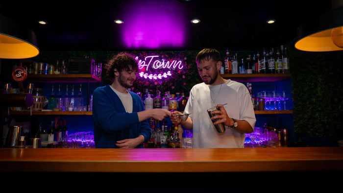 Un cocktail d'inauguration de boutique