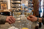People toasting wine glasses in Nice France wine tasting experience French Riviera wine bar local gastronomy Provence Alpes Côte d’Azur food and wine tour Nice
